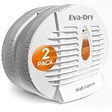 Eva-Dry E-500 Renewable Silica Gel Dehumidifier, 2-Pack, No Batteries