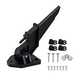 Marine Boat Speedometer Pitot Kit, Automatic Kick up Tube Assembly Up to 80 MPH (Black-Speedometer Pitot)