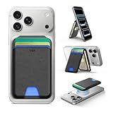 ESR Upgraded for MagSafe Wallet, 5 Card Holder, RFID Blocking, Magnetic Wallet for iPhone with Adjustable Stand, Slim for iPhone 17/16/15/14/13/12 Series, Not for 13/12 Mini, Vegan Leather, Black