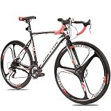 Road Bike,21 Speed Bicycle with Disc Brake,700C Wheels Road Bikes for Men or Women,49cm/54cm Frame for Adult Cycling Bicycle…(3 Spoke Wheel, 54cm)