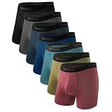 BAMBOO COOL Ultra Soft Mens Underwear Boxer Briefs Multi-pack