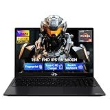 NIMO 15.6" AI-Creator-Laptop, 6-Core AMD R5-6600H 16GB RAM 1TB SSD (Beat i7 1355U up to 4.5GHz) Radeon 660M, FHD IPS 100W Fast PD for Video Editing, Multitasking, Remote Work & Study, 2-Yr Warranty