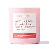 Birthday Gifts for Women Best Friends, Funny Birthday Gift for Sister Friendship, Cool Bestie Gift Ideas for Women Females Bestie, Lavender Scented Candles 7.7oz