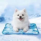 Dog Cooling Mat 2.0, Double-Sided Non-Slip Pet Cooling Pad, Washable and Durable, Indoor & Outdoor Summer Cooling Mat for All Pets, Keep Dogs and Cats Cool and Comfortable (17.7" x 17.7")