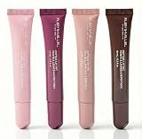 Ruby & Millie Peptide Lip Treatment, Peptide Lip Tint, Plumping Gloss, Lip Gloss, Multicolor, 0.3 Fl oz (Pack of 4)