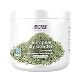 NOW Solutions, European Clay Powder, Pure Powder for a Detox Facial Cleansing Mask, 6-Ounce