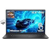 Dell Inspiron 15.6" FHD Touch Screen Business Laptop, 8-Core AMD Ryzen 7 (Beat i7-1255U), 16GB RAM 1TB SSD, Win 11 Pro, Copilot AI, WiFi, Bluetooth, Long Battery Life, w/GM Accessory