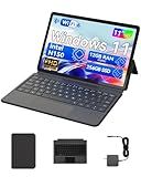 BNCF 11 inch 2-in-1 Laptops, Windows 11 Touchscreen PC Compatible with Intel N150, 12GB RAM 256GB SSD, 1920x1200 IPS FHD Tablet USB-C/HDMI/SD WiFi 6