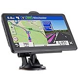 GPS Navigator for Car, Truch RV 7 Inch GPS Navigation System, 2026 Map with Voice Guidance, Speed Alert, Red Light Warning, Custom Truck Routing, Free Lifetime Updates, Real-Time Directions