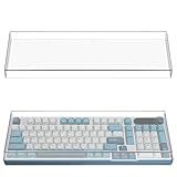 Geekria Keyboard Dust Cover, Clear Acrylic Keypads Cover for Computer Mechanical Keyboard, Compatible with RK Royal KLUDGE S98, Aula F99 Pro, EPOMAKER Galaxy100, Keychron Q5 Pro / Q5 Max