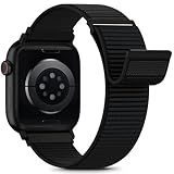 Nylon Loop Sport Band Compatible with Apple Watch Bands 44mm 45mm 46mm 49mm 42mm for Women Men, iWatch Wrist Straps for Ultra 3 2, Se, Series 11 10 9 8 7, Breathable, Soft Band Ideal for Outdoor