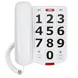 Large Button Phones for Seniors, Corded Landline Phone, Extra-Loud Volume