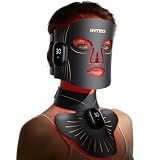 Red Light Therapy Mask for Face & Neck, Wireless LED Face Mask, 4 Modes