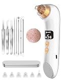 Upgraded Visible Blackhead Remover Pore Vacuum,5 Suction Levels,6 Probes