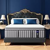 DIFAME Queen Mattress, (2026 Upgraded) Hotel-Level Luxury Medium Firm 14 Inch Queen Hybrid Mattress in A Box, with Cool Gel Memory Foam & Pocket Springs, Extra Edge Support, 365-Night Trial