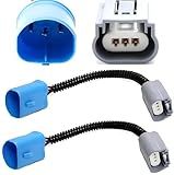 (2) iJDMTOY 9004 9007 HB5 To H13 9008 Pigtail Wire Wiring Harness Adapters Compatible With 9007/H13 Headlight Conversion Retrofit