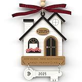 House Warming Gifts New Home - Housewarming Gifts for New House - Housewarming Gift Presents for Women, Couple - New House New Beginning -New House Owners Gift Ideas - Wooden Christmas Ornament 2025
