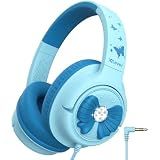 iClever C371 Kids Headphones with Cord for School Boys Girls Travel Gift