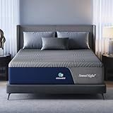 Sweetnight CoolNest Queen Mattress, 14 inch Cooling Queen Size Memory Foam Mattress for Cool Night Sleep, 5-Zone Ergo Support for Pressure Relief, Medium, CertiPUR-US Certified