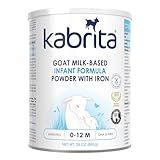 Kabrita Goat Milk-Based Infant Formula Powder with Iron, DHA, ARA & Prebiotics, for Infants 0–12 Months, Non-GMO, 28 oz