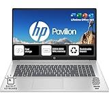 HP 17.3 Backlit Keyboard Laptop with Fingerprint Reader | None Touchscreen | Office 365 for The Web | Intel 10-Core i5, Iris Xe Graphics | 16GB RAM, 256GB SSD Storage | Windows 11 w/o Mouse