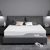 Extra Firm Mattresses King 12 Inch Mattress with Ice Silk Cover, Cool Green Tea/Gel Memory Foam Mattress in Box, Firm to Extra Firm Bamboo Bed Mattress for Back Pain, CertiPUR-US, in USA, 76"x80"