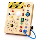 Grarain Busy Board for Toddlers - Montessori Educational Toy for 1-3 Year Old Boys & Girls | Travel-Friendly Sensory Learning Activity | Ideal for Kids with Autism(Clocks Busy Board)