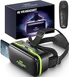 FEEBZ 3D VR Headset for Kids 2.0 + Android Remote - for iPhone & Android Phones | with 3D VR Videos & Apps Links | Virtual Reality Goggles Set for Beginners