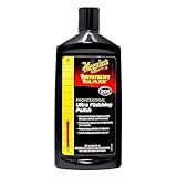 Meguiar's M205 Mirror Glaze Ultra Finishing Polish, Easy-to-Use Formula for Impeccable Shine, Multiple Ways to Apply Mirror Glaze, Removes Defects and Swirls for a High Gloss, 8 Oz Container