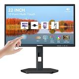 22 Inch USB-C Touchscreen Monitor Height/Pivot/Swivel/Tilt Adjustable VA