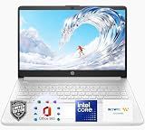 HP Ultrabook Laptop with Copilot AI • 2026 Edition • Latest Intel 4-Core N150 CPU • 4GB RAM • 128GB SSD + 1TB Cloud Storage • Microsoft 365 • Windows 11 • Thin & Portable • w/o Mouse