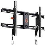 ECHOGEAR Wall Mount TV Bracket for TVs Up to 90" - Low Profile Design Tilts to Eliminate Glare - Includes Drilling Template & Can Be Leveled After Install - UL Listed for Safety