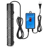 HiTauing Aquarium Heater, Upgraded 300W/500W Fish Tank Heater with Intelligent Leaving Water Automatically Stop Heating and Advanced Temperature Control System, Suitable for Saltwater and Freshwater
