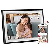 Frameo Digital Picture Frame – 10.1 Inch Smart Wi-Fi Photo Frame with Easy App Connection, Gift for Women, Mom, Grandma, Wife, Girlfriend, Wedding Share Memories Instantly via Free App
