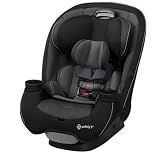Safety 1st Grow and Go All-in-One Convertible Car Seat, Rear Facing, 5-40 lbs, Forward Facing (30–65 lbs), High Back Booster Seat 40-100 pounds, Black Phantom