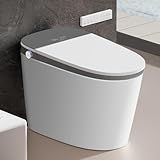 EPLO Smart Toilet Bidet with Auto Open Close,1000 Gram MaP Flush Score,Foam Dispenser, ADA Comfort Height, Blackout Flush,Auto Flush,Heated Seat,One Piece Elongated Toilet with Tank Built in U8MAX