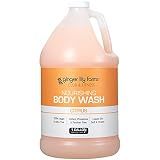 Ginger Lily Farms Club & Fitness Nourishing Body Wash, 100% Vegan & Cruelty-Free, Bath & Shower Gel for Men and Women, Citrus Scent, 1 Gallon (128 fl. oz.) Refill
