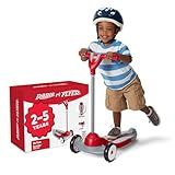 Radio Flyer My 1st Scooter, Red, For Kids 2-5 Years Old, Extra Wide Base for Balance, 2 Front Wheels for Added Stability, Easy to Use Foot Brake, 3 Wheel Scooter for Kids, (Amazon Exclusive)