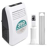 SereneLife 3-in-1 Portable Air Conditioner with Built-in Dehumidifier Function,Fan Mode, Remote Control, Complete Window Mount Exhaust Kit