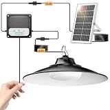 Solar Shed Light Indoor Outdoor,2000LM Pendant Light with Pull Chain