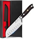 imarku Santoku Knife 5 Inch, Japanese High Carbon Stainless Steel