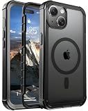 jaroco Magnetic for iPhone 15 Case Heavy Duty Protection Black