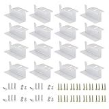 ECO-WORTHY 16 Units Solar Panel Mounting Brackets,Z Bracket Sets Lightweight Aluminum Corrosion-Free for RV, Trailer, Boat, Yachs, Wall and Other Off Gird Roof,4 Set of 4 Units