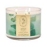 Bath & Body Works 3-Wick Candle, Eucalyptus Spearmint, Soy Wax Blend