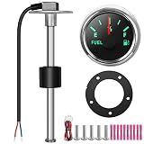 RUPSE Fuel Sender Unit Boat Fuel Tank Sending Unit Fuel Water Level Sensor Stainless Steel Fuel Sender and Fuel Gauge for Boat Car Truck RV (6.8"(175mm))