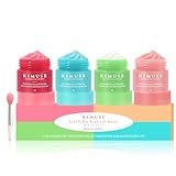 KIMUSE Lip Mask Set, Lip Sleeping Mask, Overnight Lip Treatment for Dry Lip, Flaky, Moisturizing, Vitamin C, Shea Butter & Antioxidants
