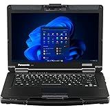 Panasonic Toughbook FZ-55 14” FHD (1920 x 1080) Touchscreen Rugged Laptop – 11th Gen Intel Core i5-1145G7 up to 4.4 GHz, 32GB DDR4 RAM, 1TB NVMe SSD, Intel UHD Graphics, HD Audio, Windows 11 Pro