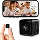Smilephil Hidden Camera, 1080P WiFi Spy Camera - with Night Vision & Motion Detection, Wireless Indoor Security Camera for Pet/Baby/Nanny, App Live Feed, Smallest Smart for Home Monitoring