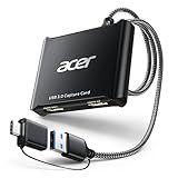 acer USB 3.0 Video Capture Card, HDMI Capture Card for Streaming with 4K Loop-Out & USB A/C | 1080P 60Hz HD | Video Audio Game Capture for PS5/PS4/Switch2/Xbox/Camera/PC/Mac