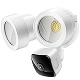 gdend Wired Floodlight Camera | Home Security Flood Light Camera Outdoor with 3K UHD | 2200-Lumen | Motion Sensor, Weatherproof, Color Night Vision, 105dB Siren, 270º Wide View, 2-Way Audio (2025)